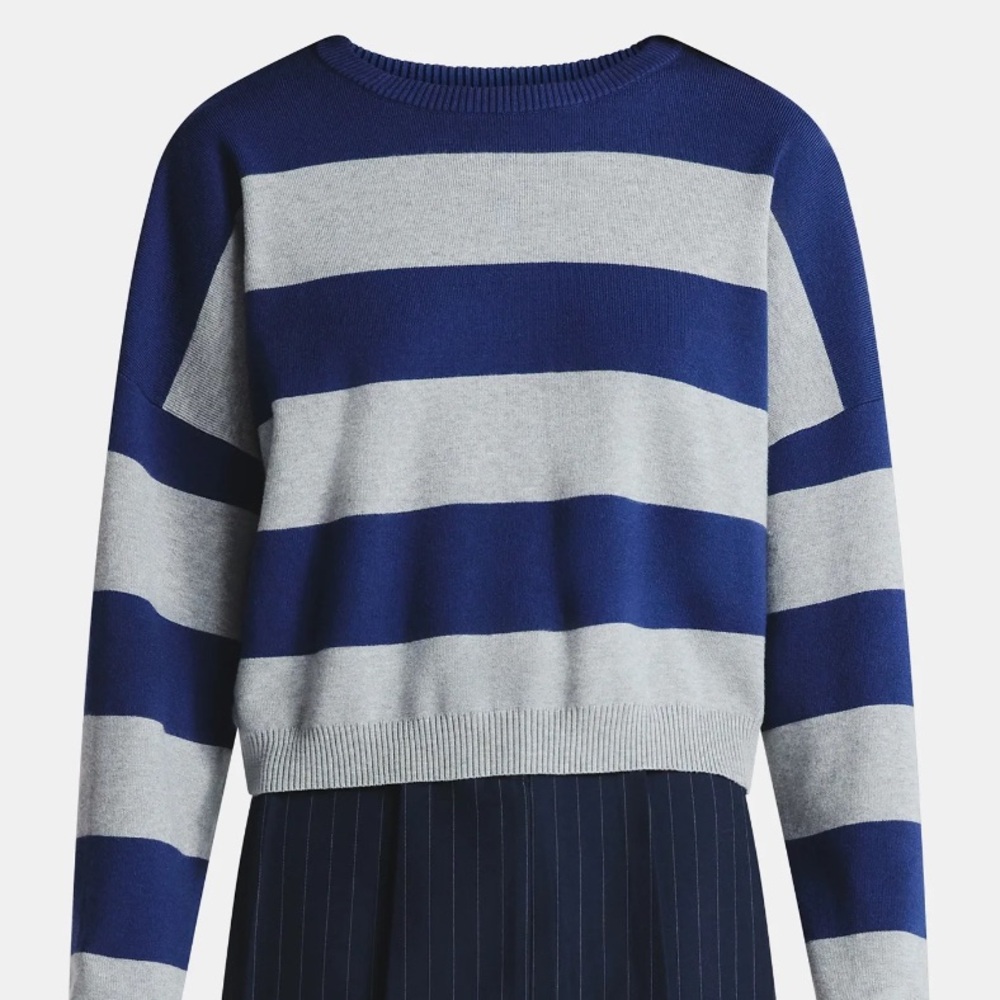 No Boundaries Women’s Lightweight Striped Sweater